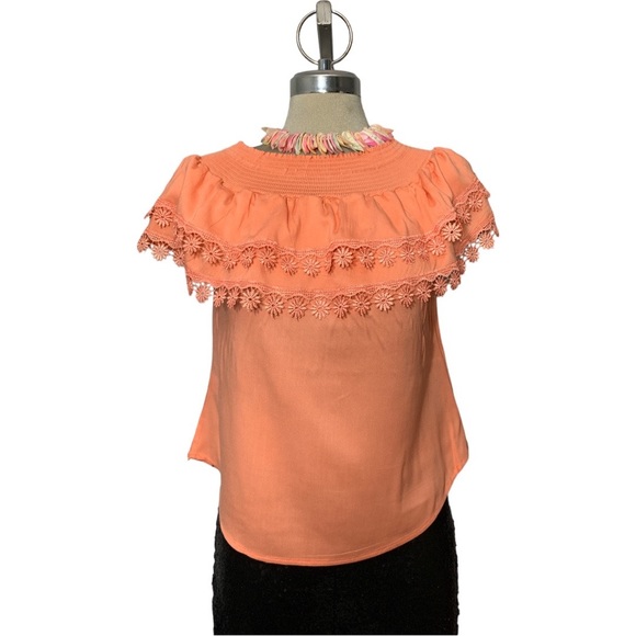 *NEW* OFF The Shoulder Ruffle Summer Top Size S/M - Picture 2 of 15